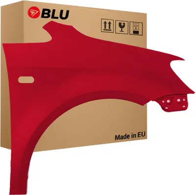 Image de BLU Aile Compatible avec VW Volkswagen Caddy III 3 2K LIFT LY3D Gauche Rot TornadoRot | 2010-2015 | Avant | Peint| Prêt à Monter | Acier
