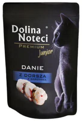Zdjęcie produktu dla Dolina Noteci Junior Premium 85g, Junior, Dorsz, 85 g