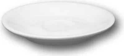 Obrázok produktu pre Biely porcelánový hrnček a podšálka - Roma