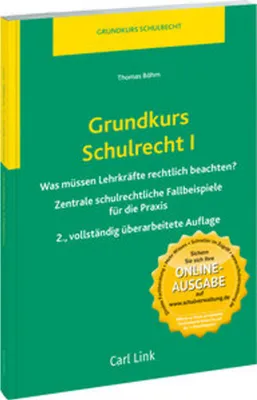 Produktbild von Grundkurs Schulrecht I