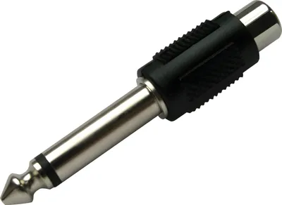 Image de Schwaiger Adaptateur mono jack 6,35mm RCA femelle