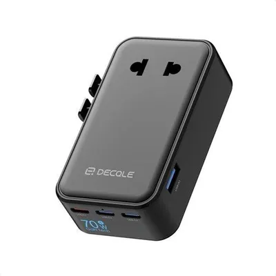 Productafbeelding van “” Reisadapter Wereldwijd Reisstekker met 3 USB-C(GaN70W)&1 USB-A
