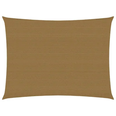 Produktbild von Design Sonnensegel 160 g/m² Taupe 5x6 m HDPE, Markisen 2024 Neu