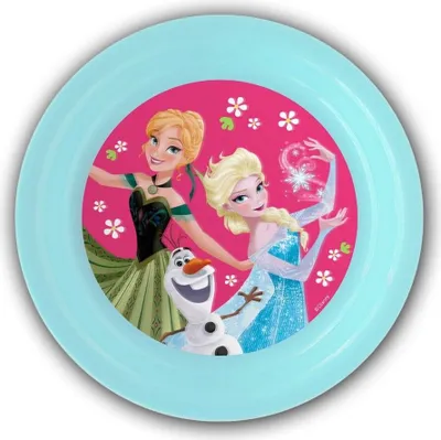 Produktbild von Frozen / Die Eiskönigin Teller (Kunststoff) Kinderteller Mädchen Elsa