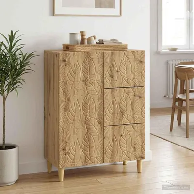 Produktbild von vidaXL Sideboard Artisan-Eiche 66 x 34,5 x 90 cm Holzwerkstoff