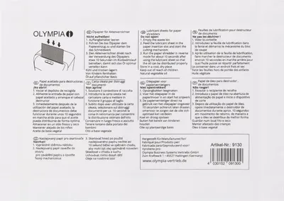 Produktbild von Olympia Ölpapier 12 Blatt