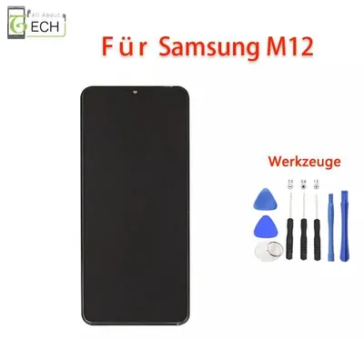Produktbild von Für Samsung Galaxy M12 M127 M127F 2021 LCD Display mit Rahmen Touchscreen