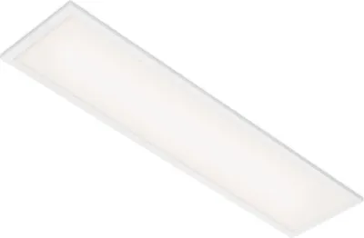 A rectangular LED panel light is shown against a white background.