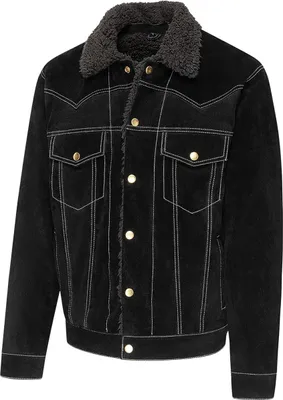 Produktbild von Stars & Stripes Western Biker Wildlederjacke »HUNTER« Schwarz Gr.XL