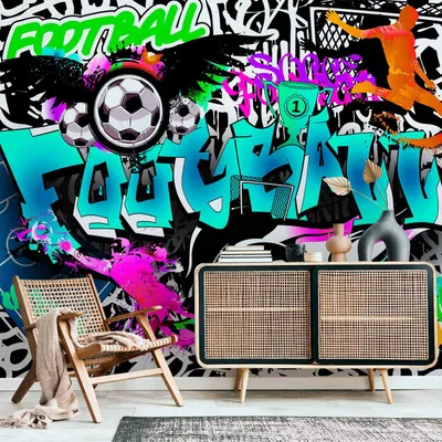 Obrázek produktu pro Samolepící vinylová fototapeta - Sportovní graffiti 98x70 cm street art i-A-0111-a-c