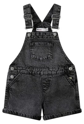 Produktbild von Minoti - Latzhosen für Mädchen, anpassbar MN737 (116) (Schwarz)