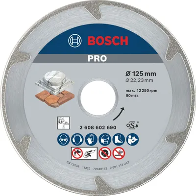 Produktbild von PRO Marble Diamanttrennscheibe, 125 x 22,23 mm