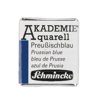 Obrázek produktu pro Schmincke AKADEMIE Akvarel Pruská modř Akvarel 16 445 044 1/2 Naepfchen