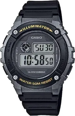 Zdjęcie produktu dla Zegarek męski Casio ILLUMINATOR BLACK (Ø 43,5 mm)