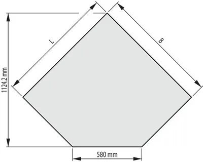 Obrázek produktu pro Sklo pod kamna Haas & Sohn B 100x100 cm