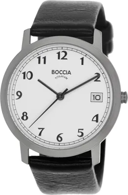 Produktbild von Boccia 3617-01 Titan-Damenuhr mit Lederband