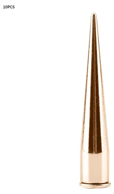 Produktbild von 7 mm 10 Sets Metall-Spike-Nieten und Nieten mit Schraubverschluss für DIY-Lederhandwerk (Golden)