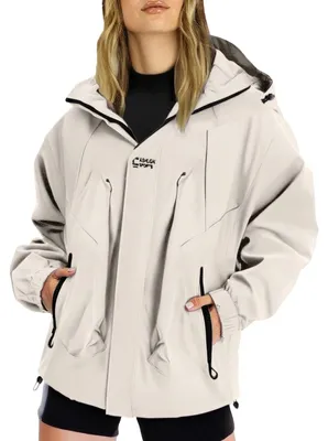 Produktbild von Wasserdichte Outdoorjacke für Damen – Atmungsaktiv und leicht – Khaki