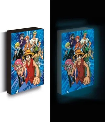 Image de Tableau lumineux LED One Piece, 30x40 cm