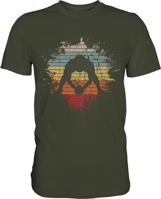 Produktbild von Retro American Football T-Shirt – Urban Khaki / XXL