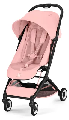 Productafbeelding van Cybex kinderwagen Orfeo, kleur: zwart met candy pink details