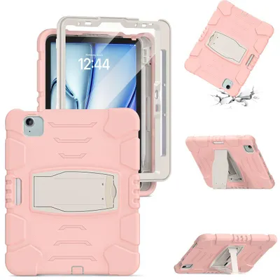 Image de Coque pour iPad Air 11 Pouces (2024/2025/2026) / iPad Air 4/5 10,9 Pouces - Protection Intégrale Antichoc Rigide - Rose