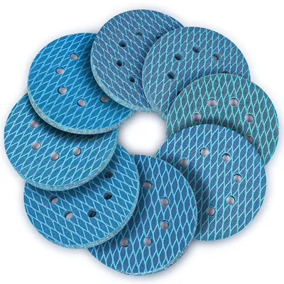 Produktbild von STEBRUAM 64 Stück 125mm Klett Schleifpapier Mix Körnung 60-400 – MIX 64 Stück