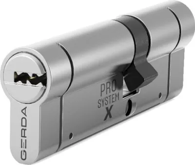 Produktbild von GERDA Profilzylinder 30/50 Pro System X Satin Nickel 0WKPXS03050.90050P