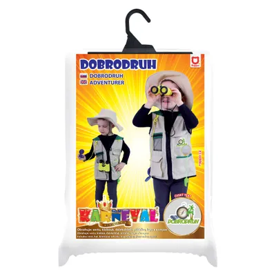 Obrázok produktu pre Detský kostým malý dobrodruh s doplnkami (8590687220737)