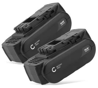 Image de CELLONIC 2x Batterie pour Outil Compatible avec Panasonic EY7441, EY3740, EY78A1, EY9L40 - (2000mAh, 14.4V)