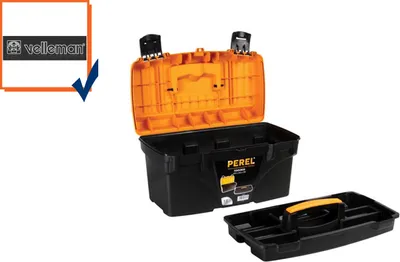 Produktbild von Perel OM18, Werkzeugkasten, Schwarz, Orange, 432 mm, 250 mm, 238 mm