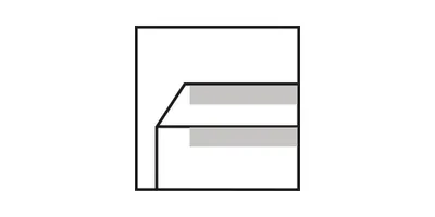 Immagine prodotto di Busta DIN lunga 220x110 mm (LxA) con finestra 75g/m² con carta autoadesiva bianca