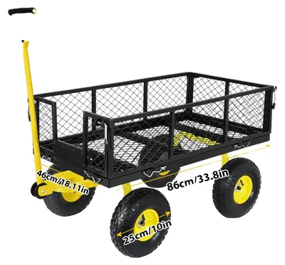 Zdjęcie produktu dla Wózek transportowy, udźwig 400 kg, modułowa konstrukcja, kolor czarny