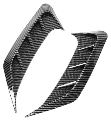 Image de Cadre de phare arrière pour voiture, style fibre de carbone, résistant au vieillissement, universel, pour modification