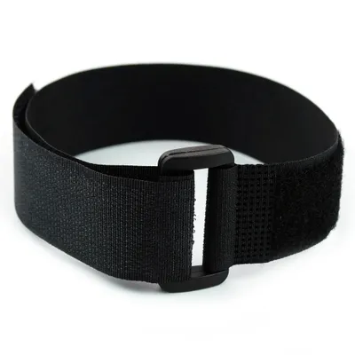 Produktbild von 10 x Klettkabelbinder Kunststofföse 40 cm schwarz - Klett / Flausch auf GLEICHER SEITE! - Goodymax®
