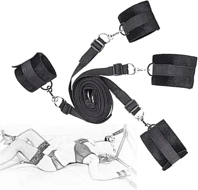 Imagen del producto de Sistema de fijación de correas para cama ajustable, compatible con la mayoría de las camas, fácil de instalar, accesorio para cama