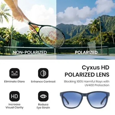 Zdjęcie produktu dla Okulary przeciwsłoneczne polaryzacyjne UV400 dla mężczyzn kobiet