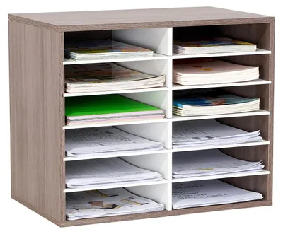 Produktbild von Schreibtischorganisator mit stapelbaren Ablageboxen für das Büro