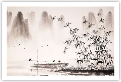Produktbild von Poster - Poster ohne Rahmen - Bambus schwarz China - 91,5x61 cm - Wand Bild - Wanddeko - Wandbilder - Kunstposter - Wandposter - Bilder - Kunstdruck - Wanddekoration - Wandbild - P2XAA91x61-3116