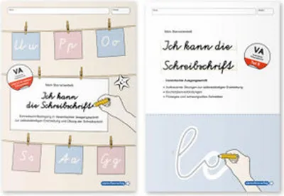 Produktbild von Ich kann die Schreibschrift + Übungsheft zu den Buchstabenverbindungen - Vereinfachte Ausgangsschrift - 2 Hefte