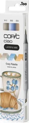 Imagen del producto de COPIC® 220750305 COPIC® Ciao Cozy Palette Layoutmarker-Set farbsortiert 1,0 + 6,0 mm, 3 St.