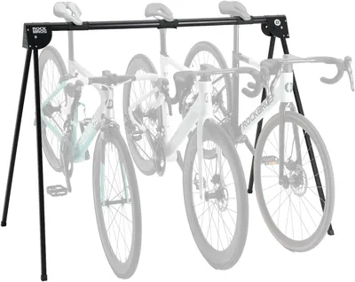Immagine prodotto di Supporto pieghevole per biciclette - Portabiciclette in acciaio inossidabile per più biciclette, con una capacità massima di 120 kg