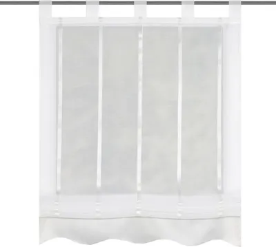 Produktbild von Home Wohnideen Schlaufenrollo Längsstreifen 140 x 120 cm Natur