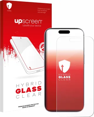 Produktbild von upscreen Schutzglas für Apple iPhone 17 Schutzfolie Panzer Folie Glas Display Schutz klar