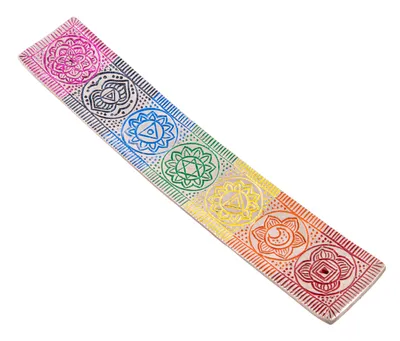 Produktbild von Räucherstäbchenhalter - Chakra aus Weißmetall