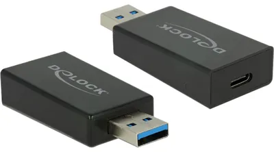 Immagine prodotto di DELOCK USB3.1 Adapter C -> A Bu/St schwarz