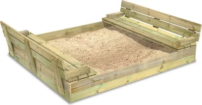 Produktbild von WICKEY Sandkasten Flippey 150x165cm