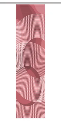 Produktbild von HOME in green AFONSO Schiebegardine  recyceltes Polyester, 245x60 cm, Kreismotiv