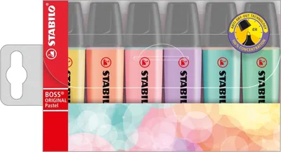 Produktbild von Stabilo - Markierungsmarker Boss 70/6 6st Pastellsorti | Endui a 6 piece | 5 Stücke