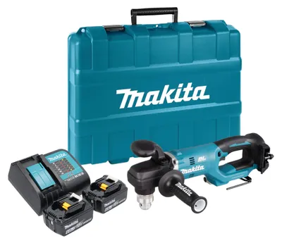 Immagine prodotto di Makita DDA 450 SGK trapano angolare a batteria 18 V 70 Nm brushless + 2x batteria 6,0 Ah + caricabatterie + valigetta